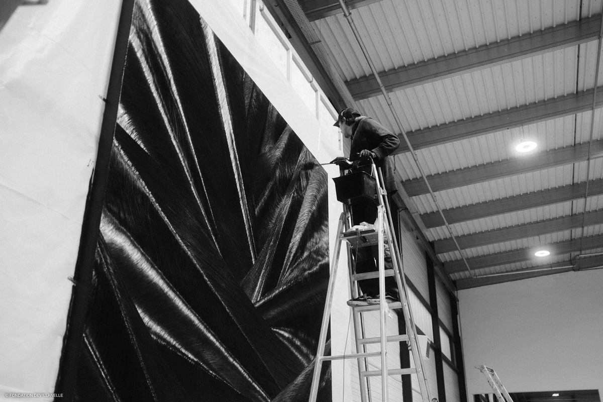 L'artiste dans son atelier